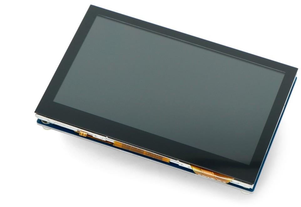 Waveshare Ekran dotykowy Waveshare pojemnościowy LCD IPS 4,3'' 800x480px I2C/RGB WSR-15508