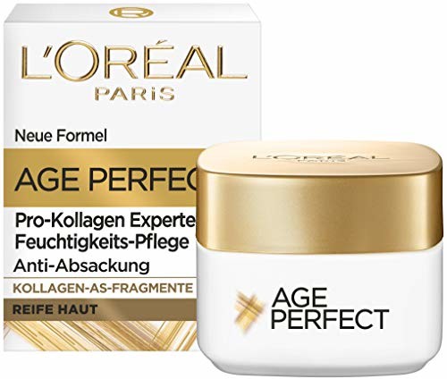 L'Oréal Paris L'Oréal Paris Ujędrniająca pielęgnacja oczu do skóry dojrzałej, przeciwzmarszczkowa pielęgnacja nawilżająca przeciw przebarwieniom starczym, z fragmentami kolagenowymi Age Perfect Pro-Kolagenem, 15 ml AA262700