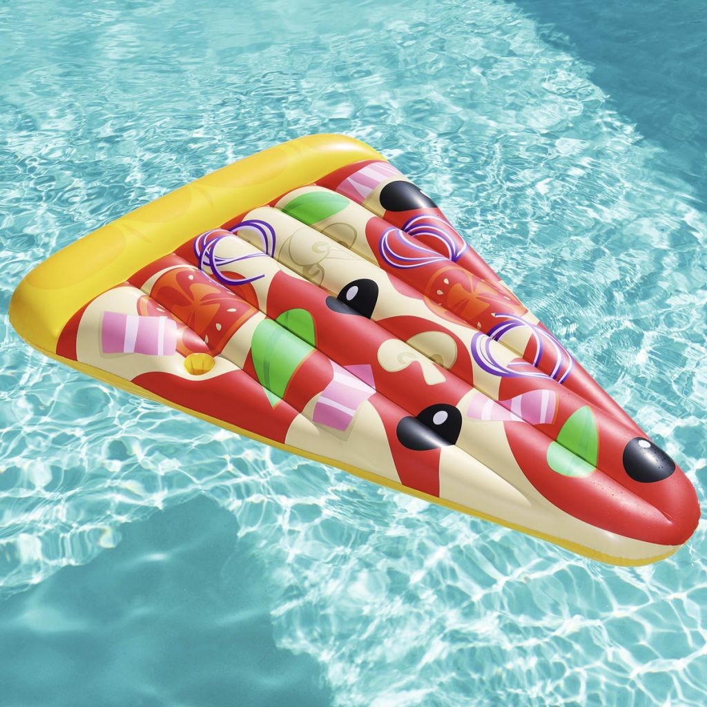 Bestway Dmuchany materac basenowy Pizza Party, 188x130 cm vidaXL