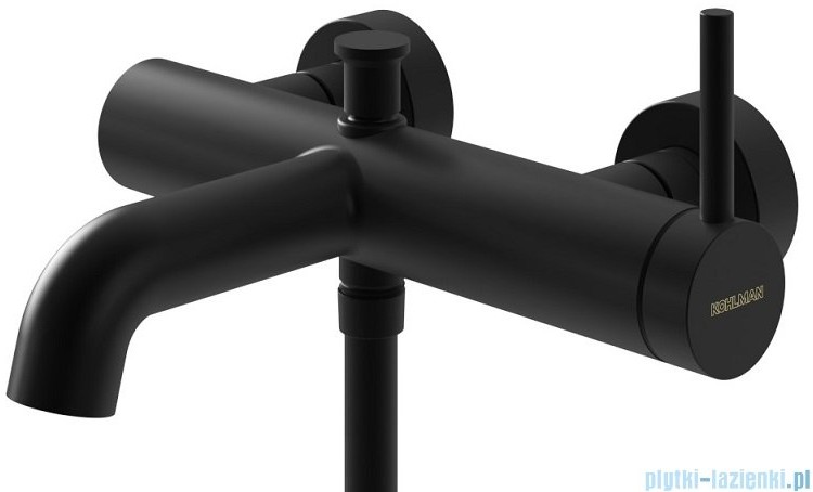 KOHLMAN Axel Black bateria wannowa bez zestawu prysznicowego czarny mat QW110AB |