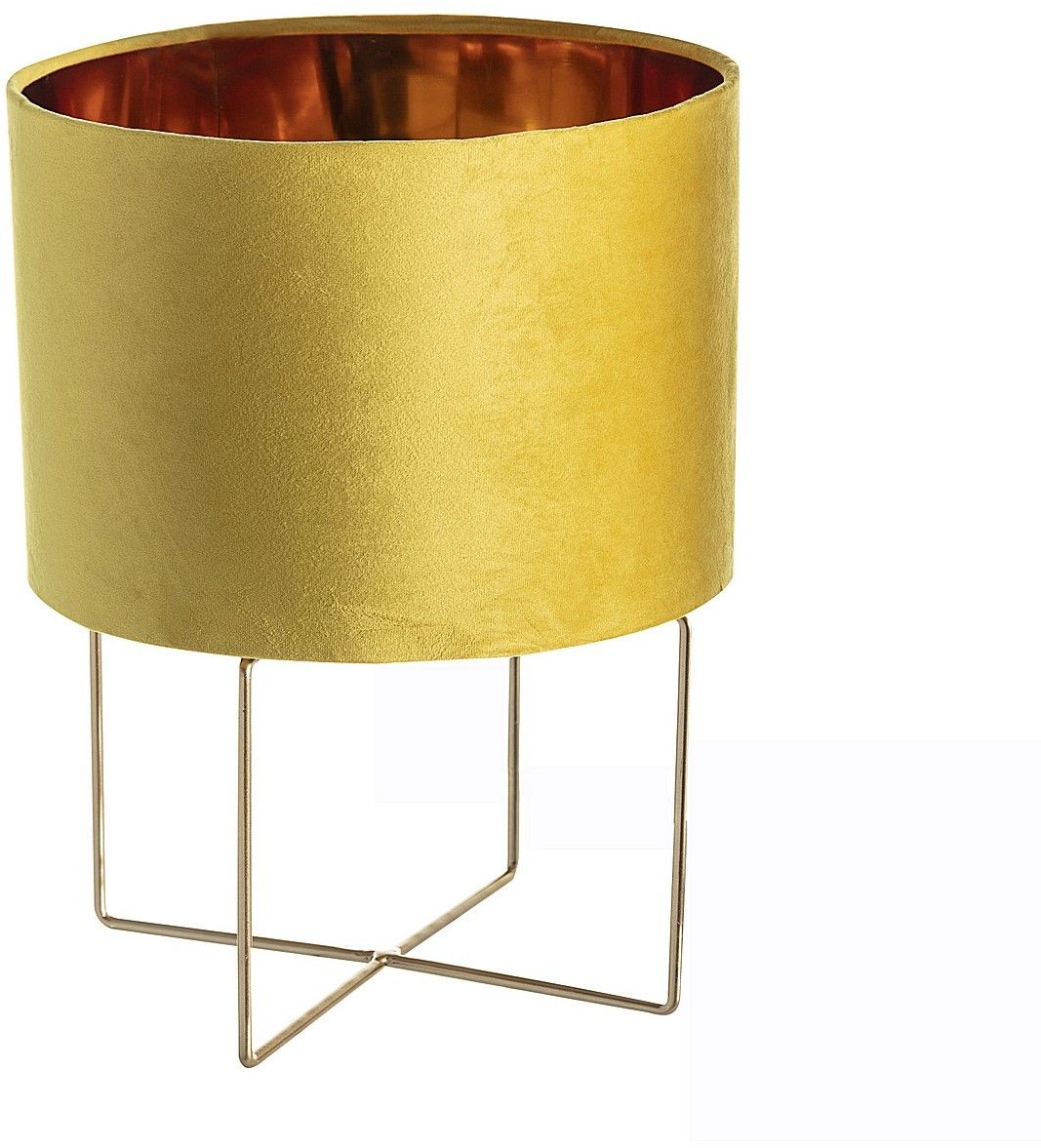 Dekoria Lampa stołowa Trixi Gold 28 x 37 cm