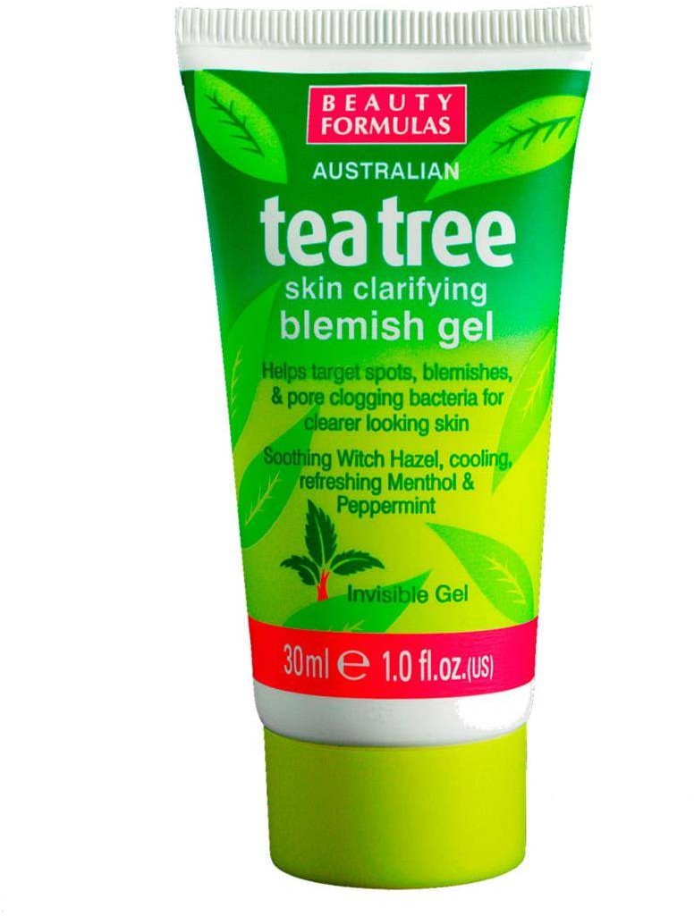 Beauty Formulas Tea Tree Skin Clarifying Blemish Gel punktowa kuracja na pryszcze 30ml 87185-uniw