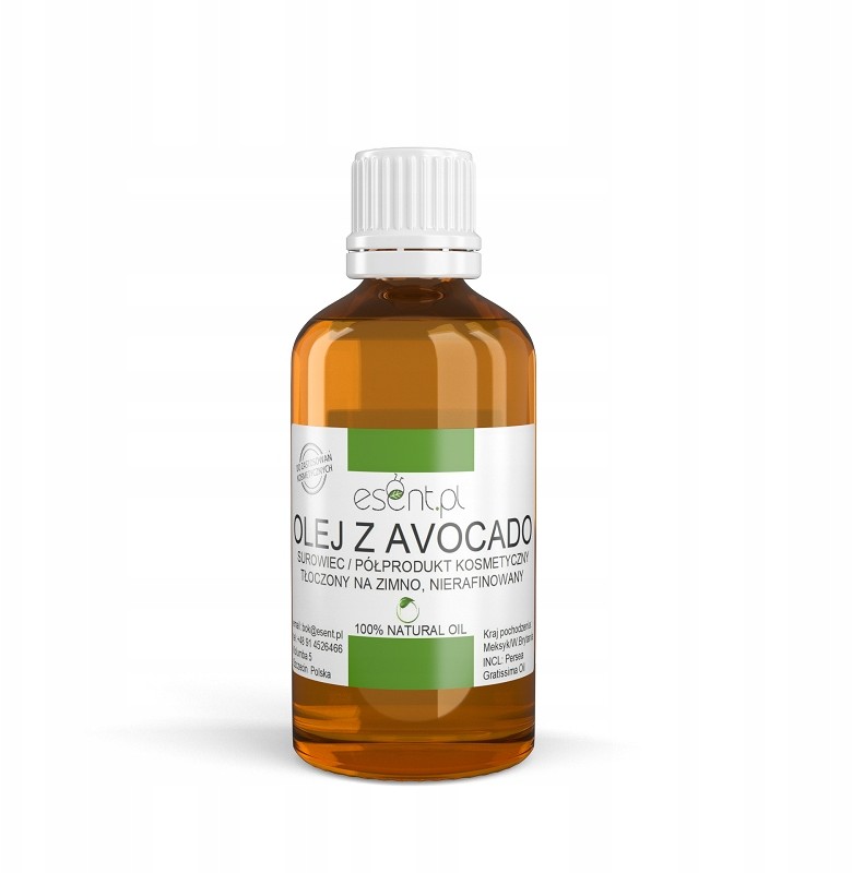 Olej z Awokado tłoczony na zimno 50 ml