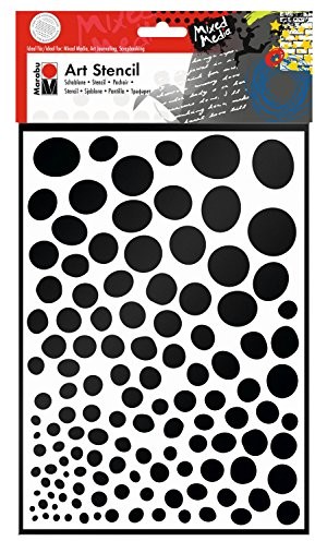 Marabu 028500011  Rodzaj STENCIL DIN A4 Growing Dots 028500011