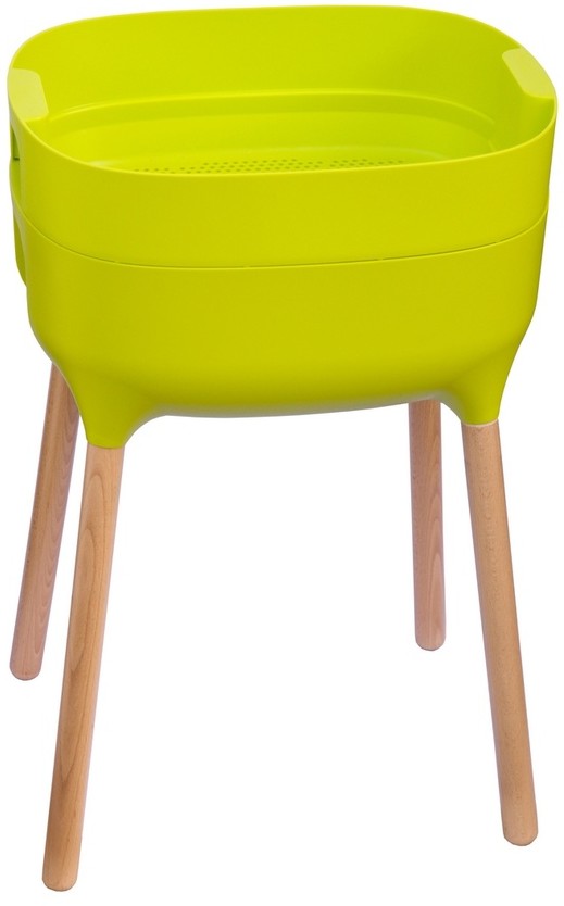 Plastia Wysoka doniczka Urbalive, zielona