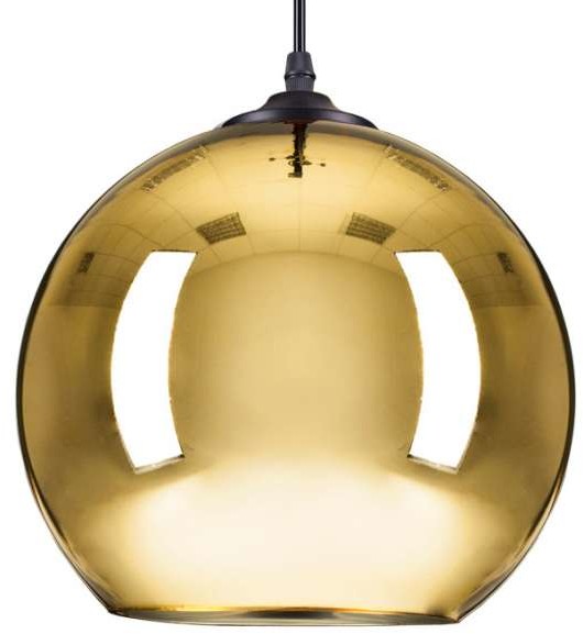 STEP LAMPA wisząca STEP ST-9021 L GOLD szklana OPRAWA zwis kula ball złota ST-9021 L GOLD