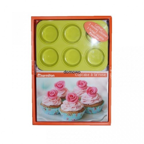 FOREMKI FORMA SILIKONOWA mini muffinki 3 x 6 szt