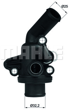 MAHLE TERMOSTAT MAHLE TI1187 MERCEDES A-KLASA W168 98-04 MAHLE TI 11 87