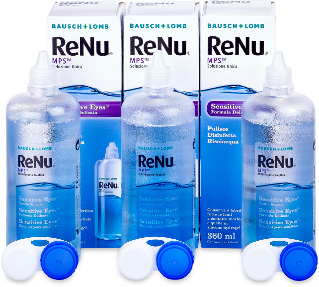 Bausch&Lomb amp Lomb ReNu MPS Sensitive Eyes 3x360ml