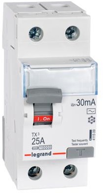 Legrand Wyłącznik różnicowoprądowy P 302 25 A 30 mA AC - 411509
