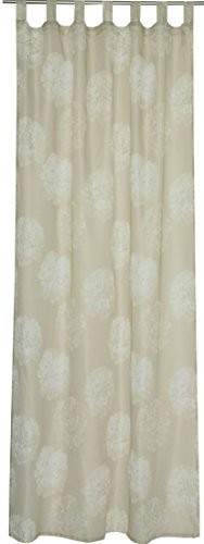 Schöner Wohnen Zasłona na szelkach, 100% poliester, naturalny, 250 x 140 cm 70356-030-140-250