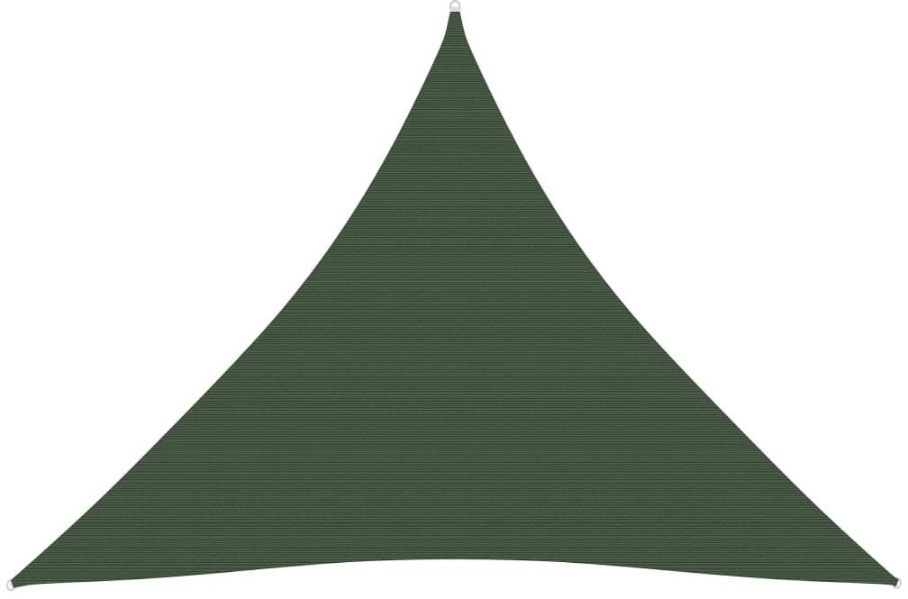 VidaXL Żagiel przeciwsłoneczny, 160 g/m, ciemnozielony, 3x3x3 m, HDPE 311472 VidaXL