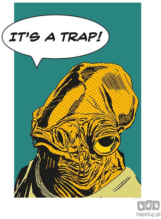 Obraz Komar Star Wars Classic Comic Quote Ackbar WB112 WB112
