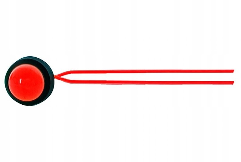 Kontrolka diodowa fi 20mm, 24V czerwona/red