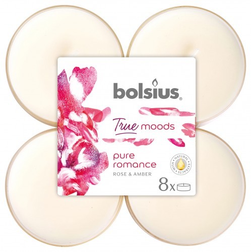 Bolsius True Moods Podgrzewacz zapachowy Maxi 8h Pure Romance 8szt