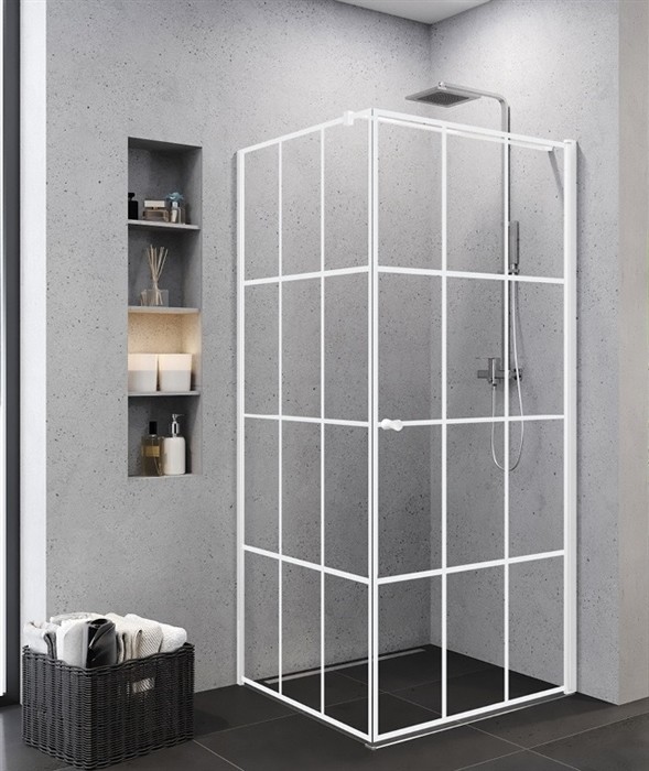 New Trendy Kabina prysznicowa 90x90 Superia White