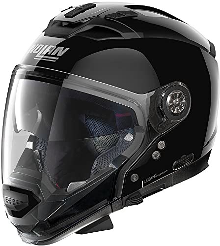Nolan Męski N70-2 Gt Classic N-com Glossy Black XL x, czarny, M N7G0000270036