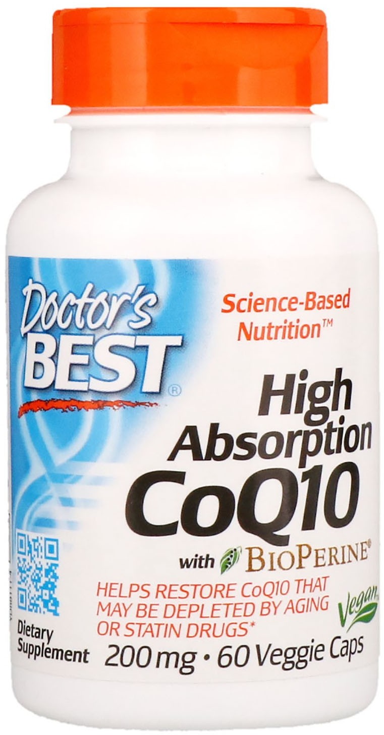 Doctors Best Suplement Prozdrowotny COQ10 BIOPERINE 200mg 60 caps