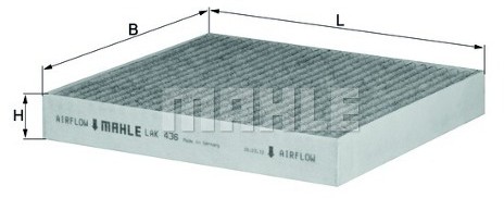 Knecht Filtr, wentylacja przestrzeni pasażerskiej LAK 436