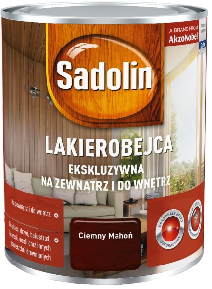 Sadolin Lakierobejca Ekskluzywna Mahoń Ciemny 0,75 L