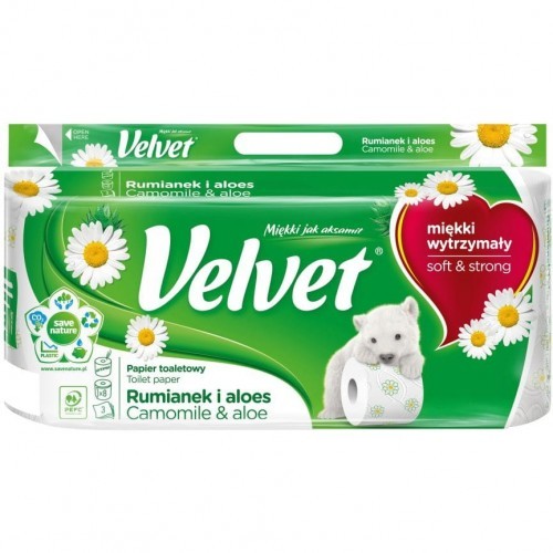 Velvet Papier toaletowy (8)zapach RUMIANEK