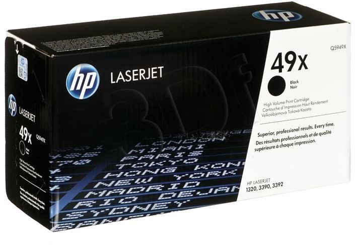 HEWLETT-PACKARD Toner HP Q5949X (oryginał HP49X HP 49X; 6 000 stron; czarny) Q5949X