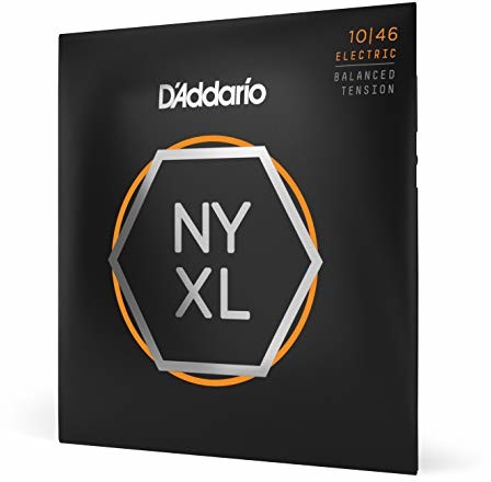 DAddario NYXL1046BT struny do gitary elektrycznej z niklową raną, zrównoważone napięcie, 10-46 NYXL1046BT