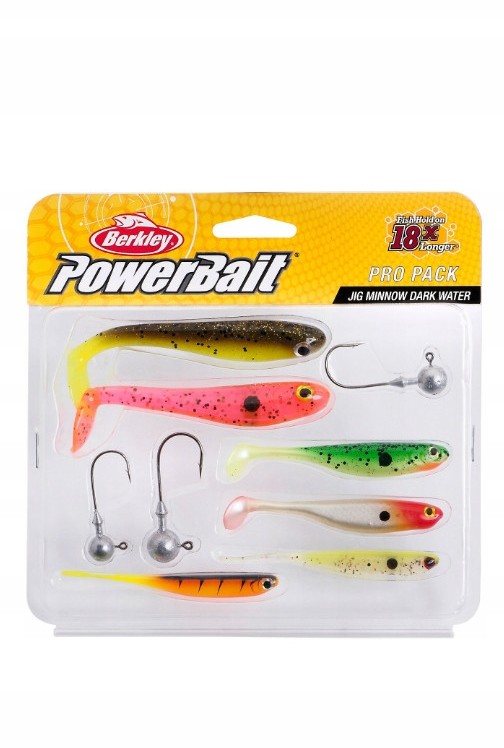 BERKLEY PowerBait Pro Pack Jig Minnow Dark Water