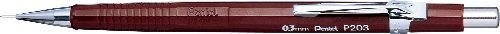 Pentel Sharp 200 ołówek automatyczny, 4 mm, metalowy klips, brązowy P203-E