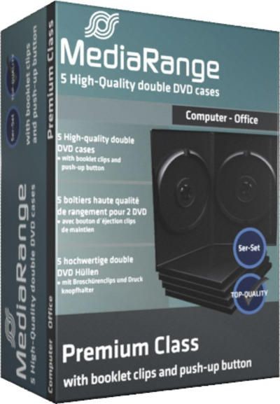 Media Range CD/DVD VideoPudełko Double Retail 5 sztuk - BOX30-2