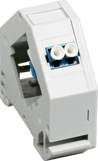 EFB EFB Uchwyt adapter na szynę DIN ze złączem LC Duplex Singlemode FTTH-DINRAIL-LC
