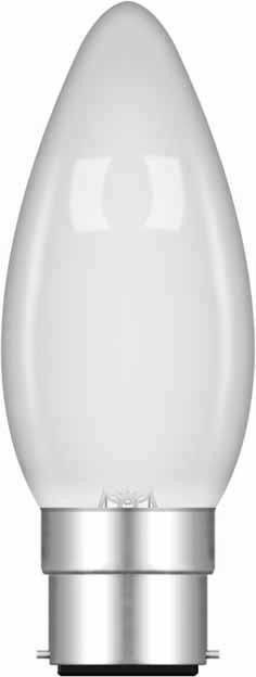 Bellight Żarówka Tradycyjna świeczka B35 230V B22 40W matowa 16284060 16284060