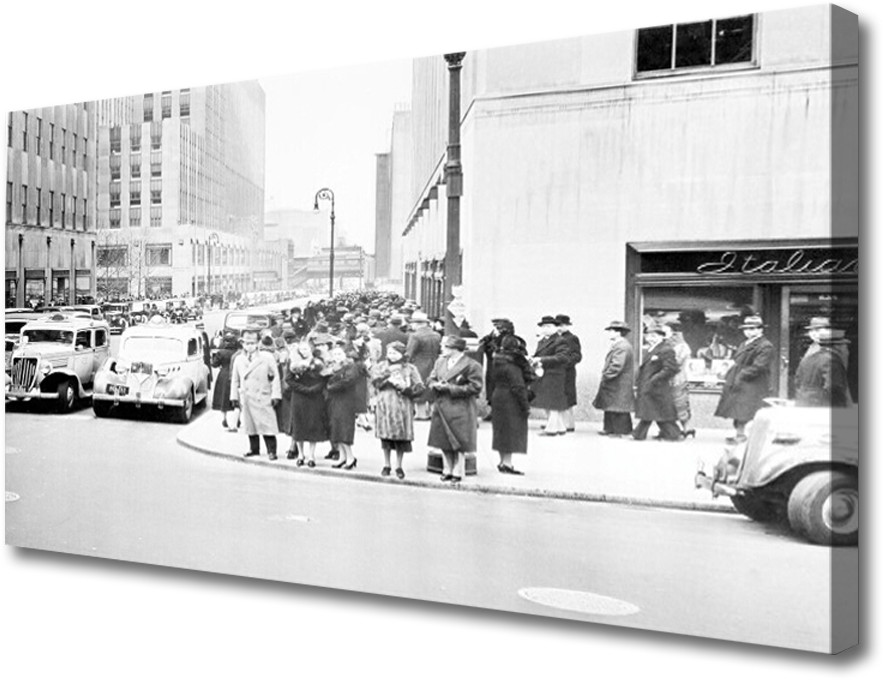 PL Tulup Obraz Canvas Miasto Historia Retro 100x50cm