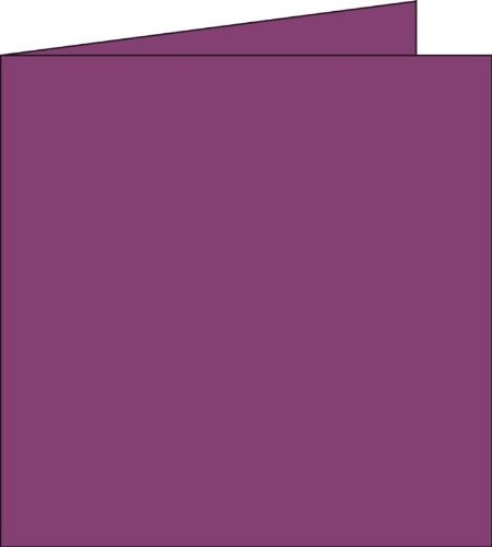 Clairefontaine 2126 °C pyłki Pack 25 kartek składanych 16 x 16 cm, czarna porzeczka 21121C