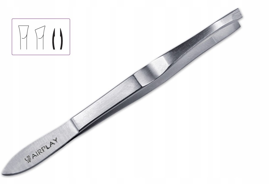 Pinceta pęseta do regulowania brwi P 13-9 Hairplay