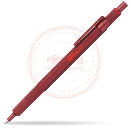Rotring Długopis 600 czerwony - 2114261 2114261