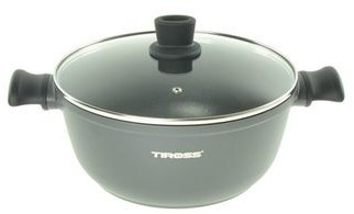 Tiross Garnek Marmurowy 5.9l Czarny [ts-1292] TS-1292