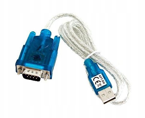 Adapter Przejściówka Kabel RS232 Com Na Usb 1m
