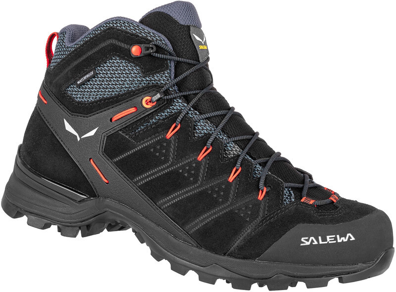 Salewa Alp Mate WP Mid Shoes Men, czarny/szary UK 8 | EU 42 2022 Trapery turystyczne 00-0000061384-996-8