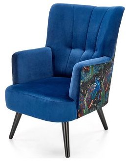 Halmar Fotel PAGONI Granatowy V-PL-PAGONI-FOT-GRANATOWY