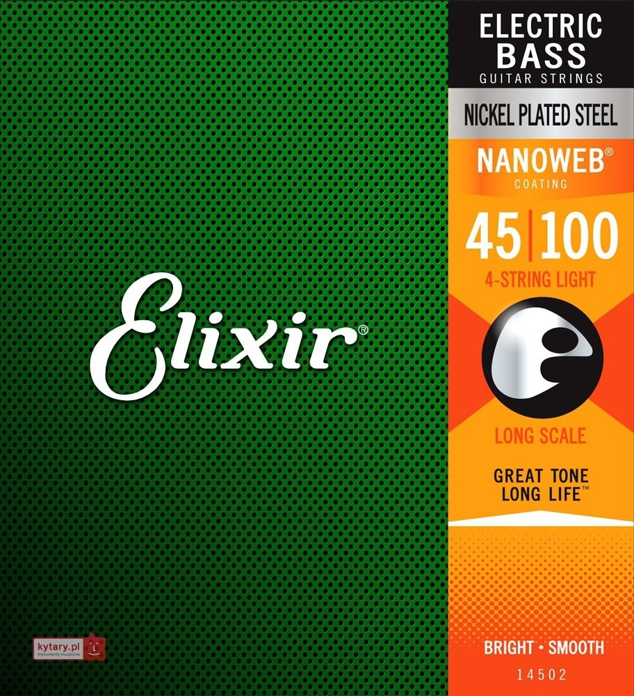 Elixir 14202 struny Electric Bass 5 Light Long Scale nanoweb Coating E14202