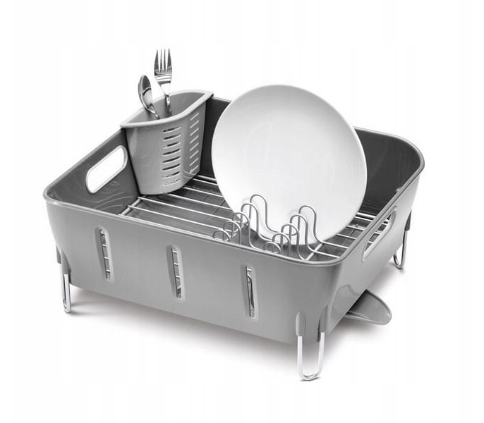 Simplehuman Ociekacz do naczyń Compact szary