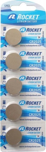 Rocket 5X bateria litowa CR2025 RO123