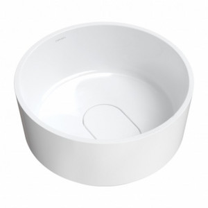 Omnires CADENCER420BP CADENCER420BP CADENCE umywalka nablatowa Marble+ $23342 x 19 cm biały połysk