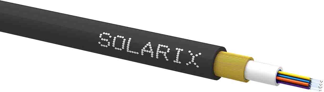 Solarix Światłowód uniwersalny Solarix Mini 12F G.657A1 2000m SXKO-MINI-12-OS-HDPE 70299127