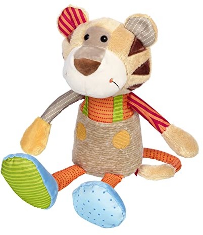 Sigikid 42852 Tiger, patchwork sweety przytulanka 42852