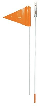 Point flaga bezpieczeństwa do rowerów dziecięcych siwi 800 2-częściowy 180 cm (drążek proporczyk +), samoprzylepne, 13601200 (13601205)