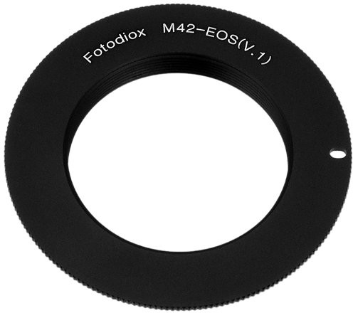 Canon Fotodiox LENS Mount Adapter (Type 1), M42 Lens to EOS EF, obiektyw EF-S Mount Camera, Type 1 Fits Pentax takumar i ZEISS Lenses 07LAm42eosB