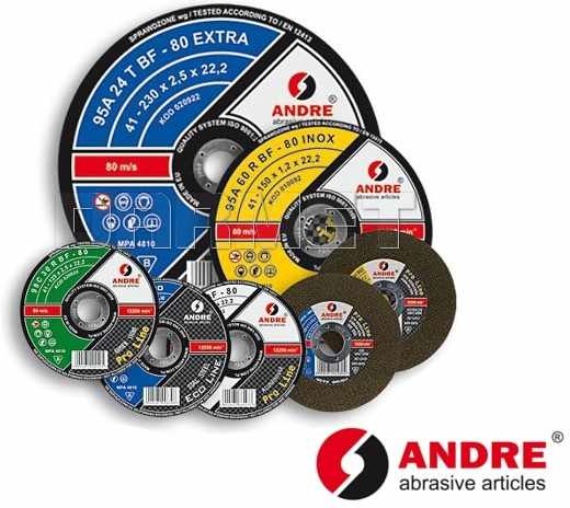 Andre Ściernica płaska do przecinania PRO-LINE, wersja EXTRA, typ 41 - 230MM x 2MM x 22,2MM 95A 36T - (010056) 010056