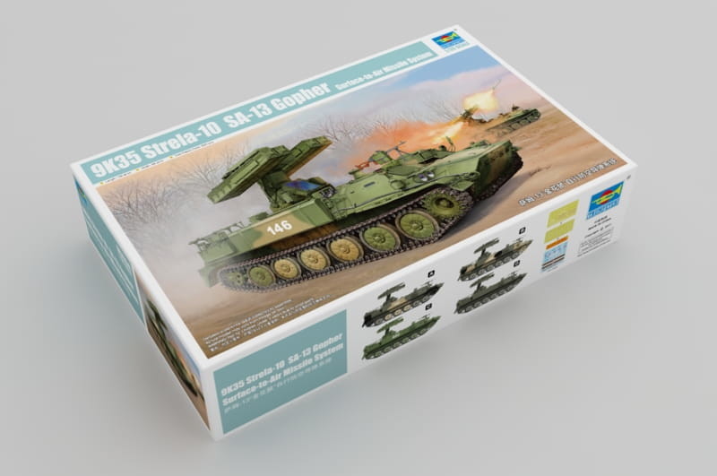 Trumpeter 9K35 Strela-10 SA-13 Gopher Surface-to-Air Missile System 05554